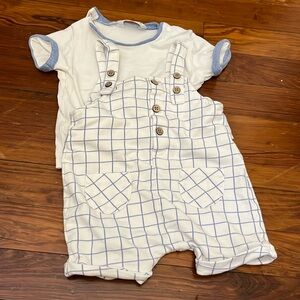 Mayoral two piece overalls.